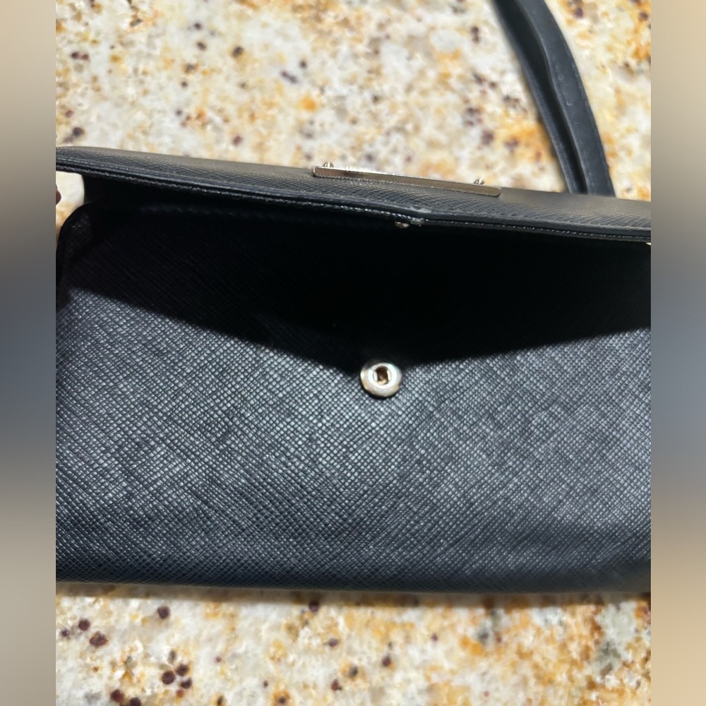Kate Spade Black Saffiano Wristlet Envelope Wallet - Picture 5 of 12